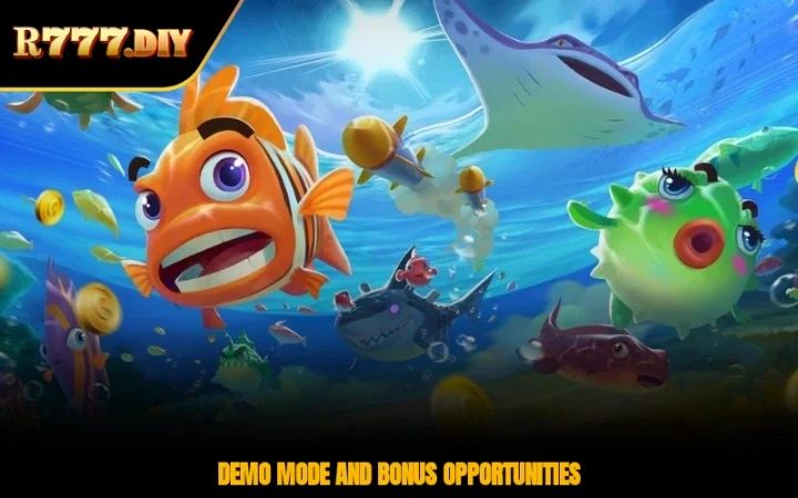 Demo mode and bonus opportunities