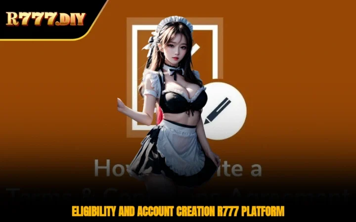 Eligibility and account creation R777 platform