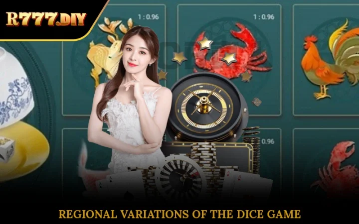 Regional variations of the dice game
