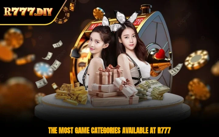 The most game categories available at R777
