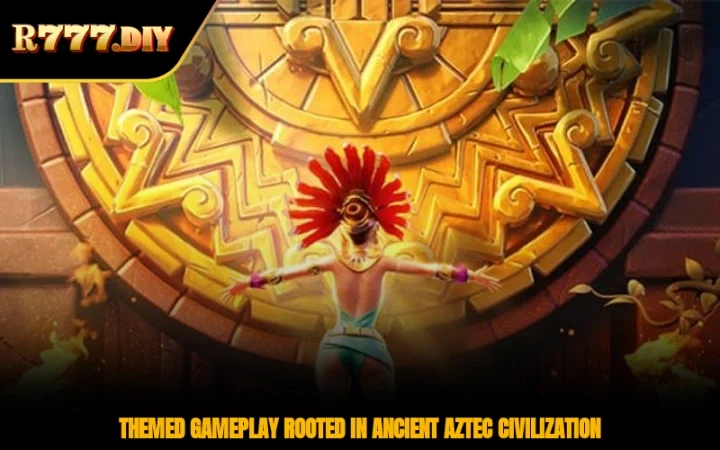 Themed gameplay rooted in ancient aztec civilization