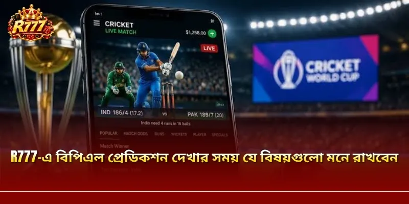 R777-এ বিপিএল প্রেডিকশন দেখার সময় যে বিষয়গুলো মনে রাখবেন