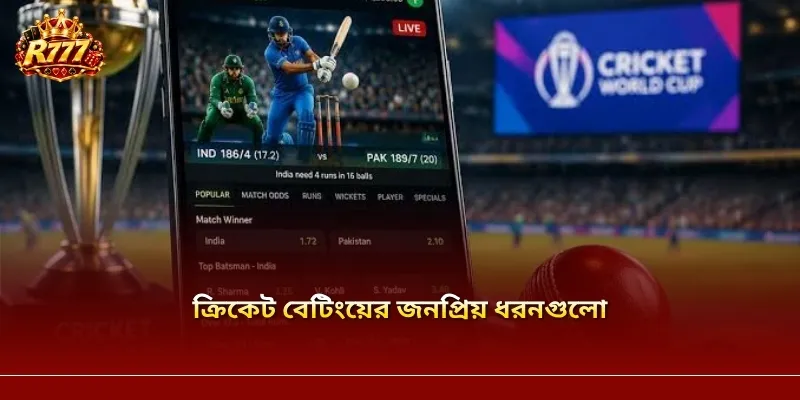 ক্রিকেট বেটিংয়ের জনপ্রিয় ধরনগুলো