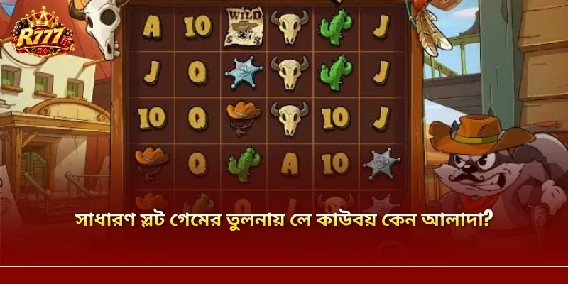 সাধারণ স্লট গেমের তুলনায় লে কাউবয় কেন আলাদা?