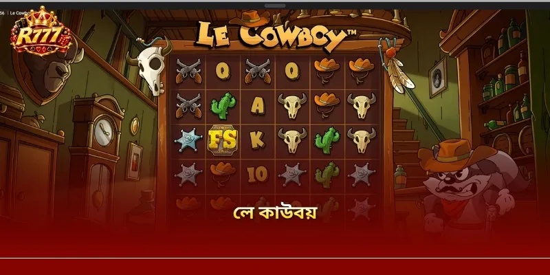 লে কাউবয় – R777-এ অনন্য পুরস্কার মেকানিজমসহ পশ্চিমা থিমের স্লট গেম