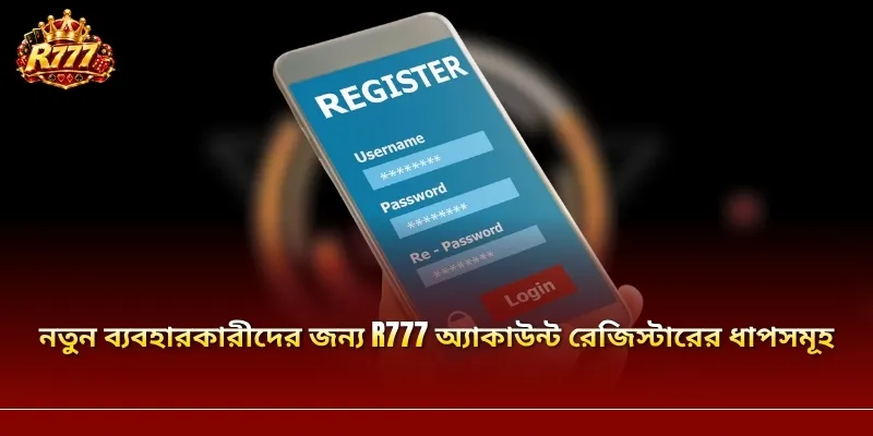 নতুন ব্যবহারকারীদের জন্য R777 অ্যাকাউন্ট রেজিস্টারের ধাপসমূহ