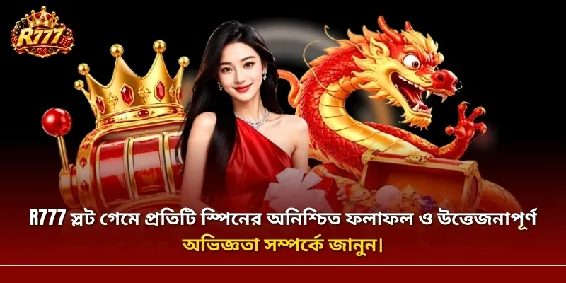 R777 স্লট গেমে প্রতিটি স্পিনের অনিশ্চিত ফলাফল ও উত্তেজনাপূর্ণ অভিজ্ঞতা সম্পর্কে জানুন।